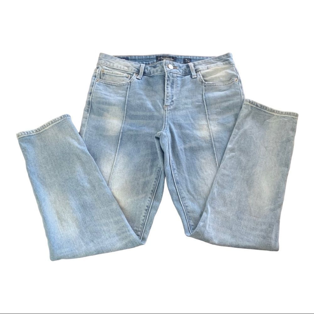 LUCKY BRAND Light Blue Front Seamed Skinny Jeans size 10/30